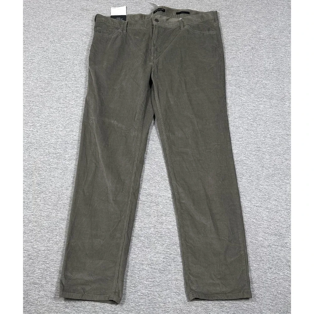 Banana Republic Pants Mens Size 42x34 Green Traveler Slim Corduroy Mid Rise